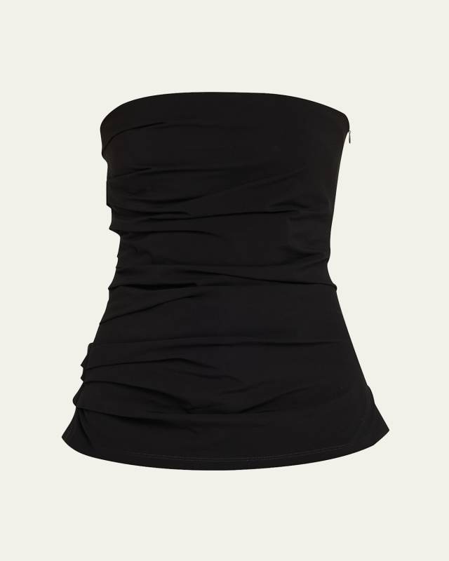 Lena Strapless Draped Bi-Stretch Top